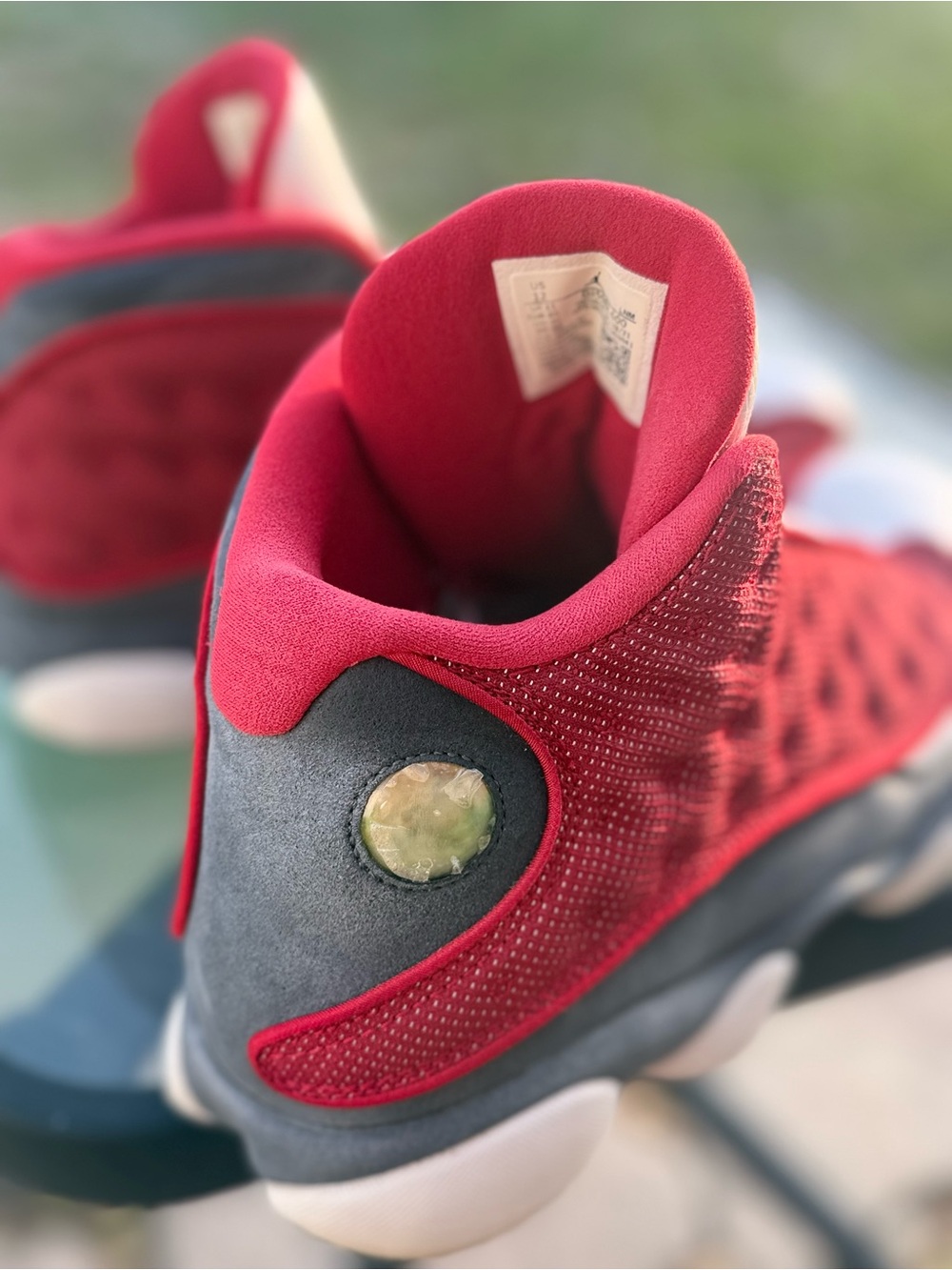Jordan retro 13 flint gym red size 12 w box - Picture 10 of 16